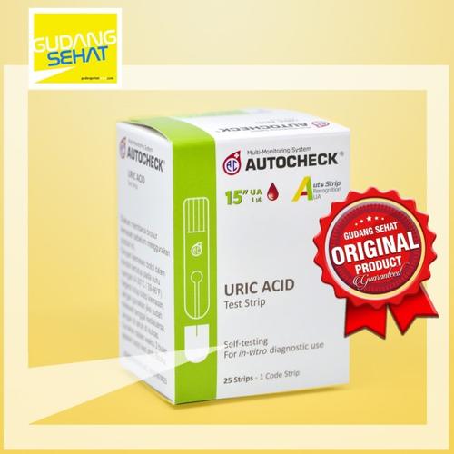 Gambar STRIP AUTOCHECK ASAM URAT / URIC ACID dari Gudang Sehat Store Jakarta Barat Tokopedia