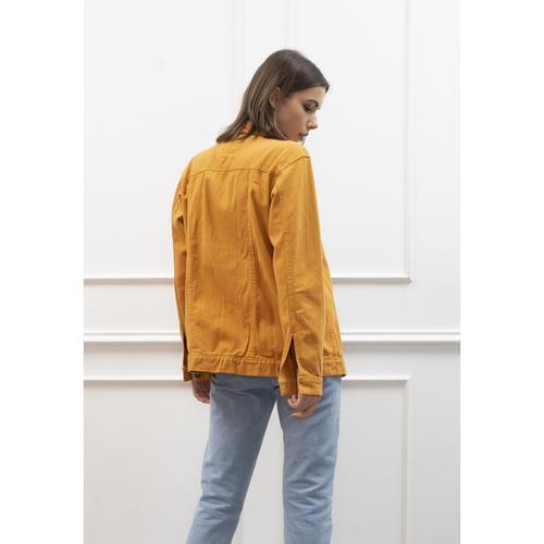 Foto Produk Jaket Jeans Pria Polos Tebal Dilan Jaket Denim Mustard dari House of Cuff