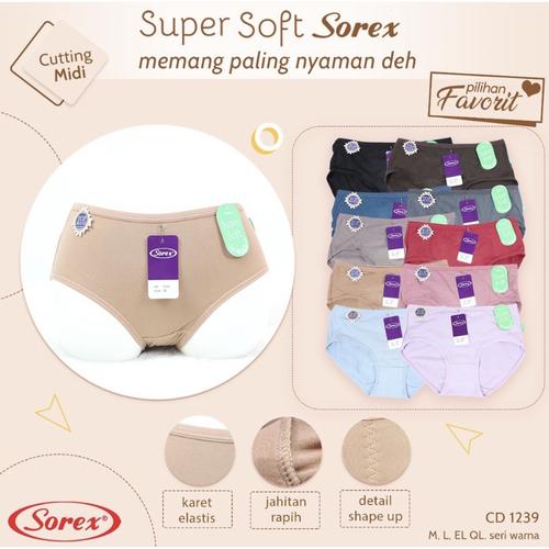 Foto Produk Celana Dalam Wanita Super Soft Sorex Kode 1239 - UK EL XL dari Kiddos First