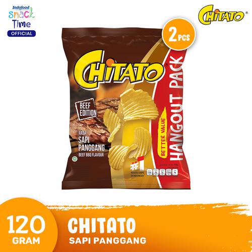 Gambar Chitato Sapi Panggang 120 Gr - 2 pcs dari Indofood Snack Time Tokopedia