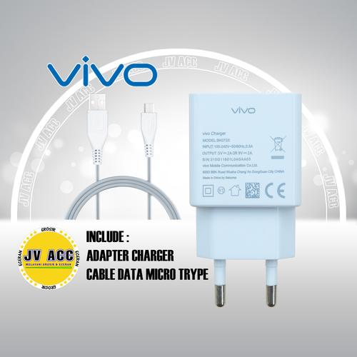 Foto Produk ORI 99 BK0720 CHARGER VIVO MICRO USB SUPPORT FAST CHARGING 2A dari JV ACC