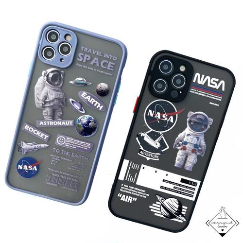Foto Produk Nasa Lens Cover Case Iphone 6 6s Plus 7 8 SE 2020 X XS XR 11 PRO MAX - NASA BLACK, 6 6S dari Caseayangan ID