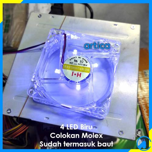 Foto Produk Fan 8cm Transparan Lampu dari Artica Computer