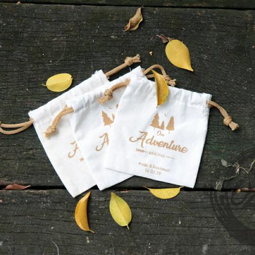 Foto Produk pouch serut blacu custom - 5x5 dari Ozone-Custom