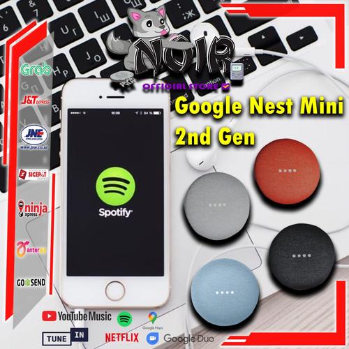 Foto Produk PALING MURAH !! GOOGLE NEST MINI 2ND Generation (HOME MINI 2ND GEN) - Putih, 1 WEEK WARRANTY dari NOIR Official Store