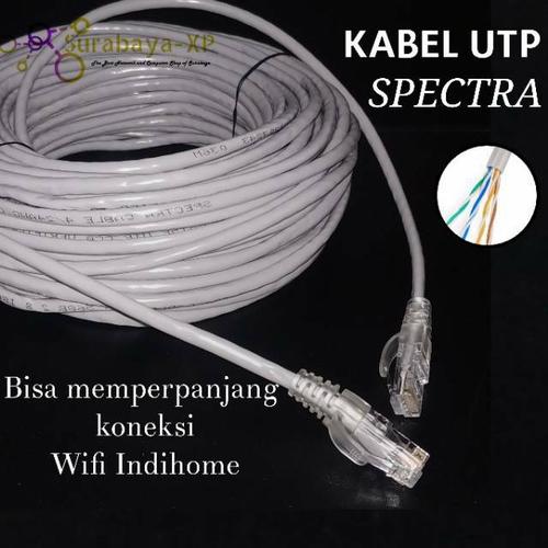 Jual Kabel Lan UTP RJ45 Cat 5e Cable 30meter Terpasang konektor - 15 ...