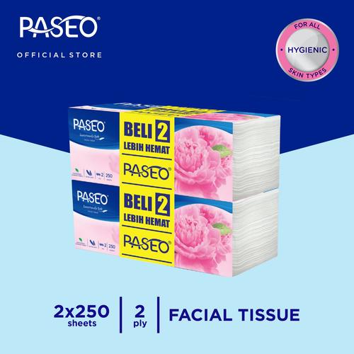 Foto Produk Paseo Elegant Tissue Wajah Soft Pack 250 Sheets - Beli 2 Lebih Hemat dari Paseo Tissue Official