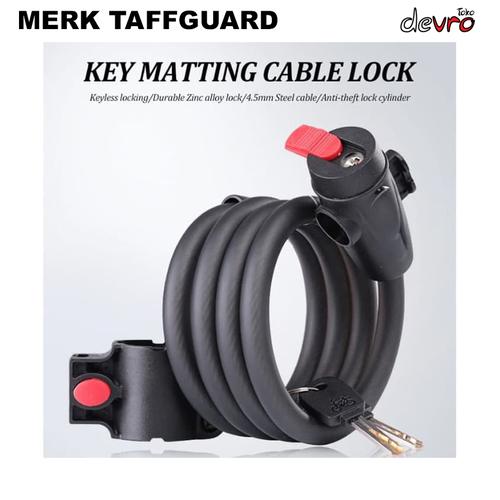 Foto Produk Gembok Sepeda Kabel 1.2m - QB1001-2006 - Wheel Up dari Devro