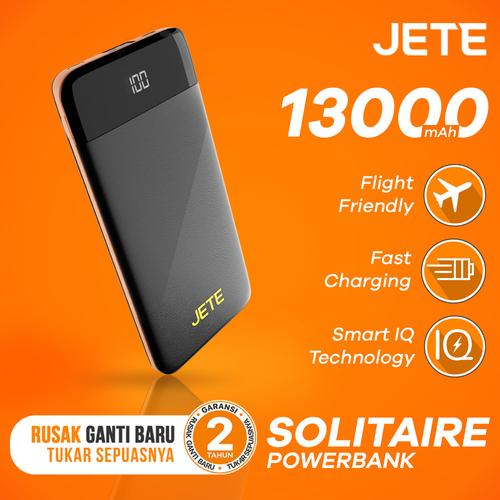 Foto Produk Powerbank JETE SOLITAIRE 13000 mAh Fast Charging Garansi 25 Bulan dari JETE Official Surabaya