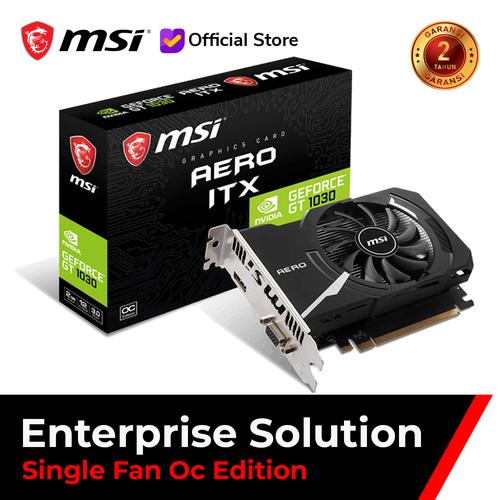Foto Produk MSI GEFORCE GT 1030 AERO ITX 2G OC 2GB GDDR5 dari MSI Shop ID