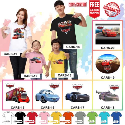 Foto Produk Kaos / Baju CARS ANAK 30DESAIN (FREE TULISAN/NAMA) dari KaosEry