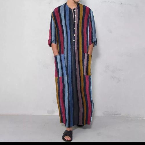 Foto Produk baju koko india kemeja pria muslim sporty / Kurta kaftan robe men dari Kuro-Shiro