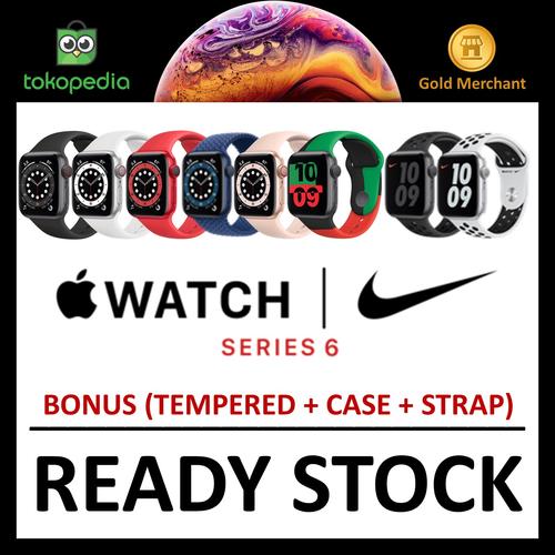 Foto Produk Apple Watch Series 6 2020 40mm Nike RED/Blue/Gray Black/Gold Pink Band - RED, NO BONUS dari Big Berry Cellular