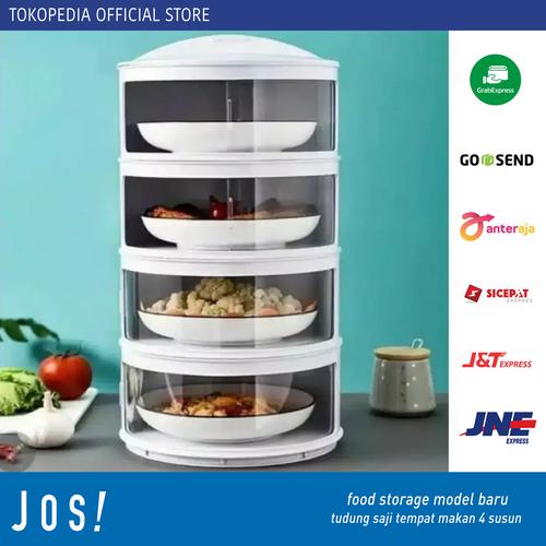Foto Produk Food Storage model baru tudung saji tempat makan 4 susun dari J O S