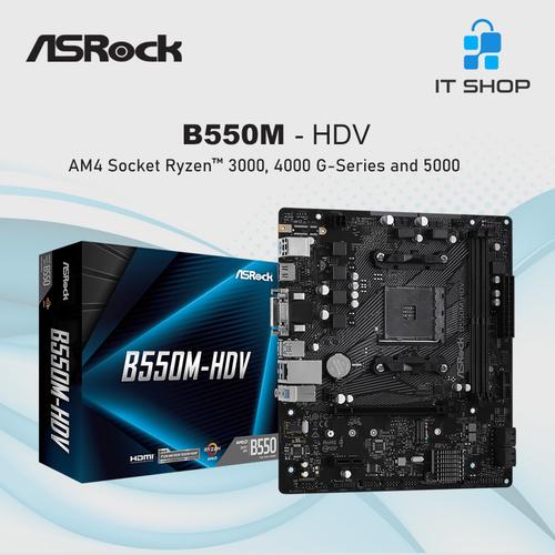 Foto Produk Motherboard Asrock B550M-HDV - AMD AM4 dari IT-SHOP-ONLINE