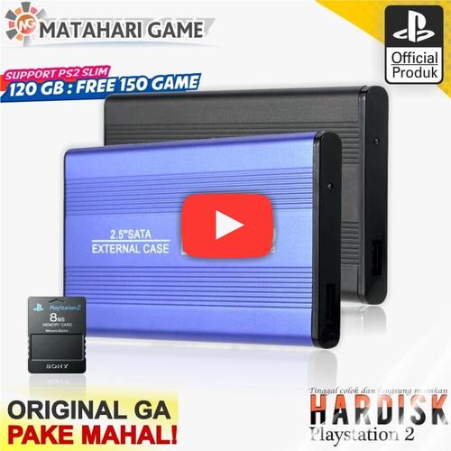 Foto Produk PS2 - Hardisk Eksternal PS2 120GB - Support Semua PS2 Full Game slim dari MatahariGame