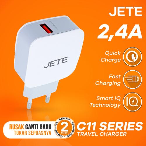Foto Produk Charger JETE C11 TACILIM Quick Charge 3.0 - Hitam dari JETE Official Surabaya