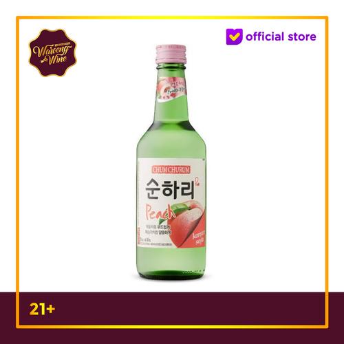 Foto Produk Soju Korea Chum Churum Peach 360ml dari Waroeng Wine GS