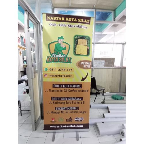 Jual Roll Banner Besar 85x200 Full Design / Branding Roll Banner ...