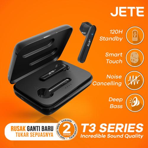 Foto Produk TWS Jete T3 | Handsfree Bluetooth TWS JETE T3 - Original Garansi Resmi dari JETE Official Surabaya