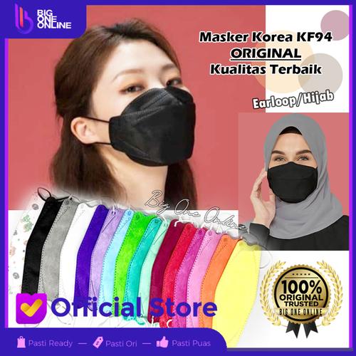 Foto Produk Maker KF94, Masker 4Ply Convex, Masker korea 4Ply, Evo KN95, N95 mask - Putih dari BigOneOnline