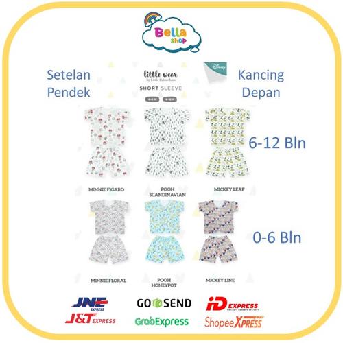Foto Produk Little Palmerhaus Little Wear Shoulder Short Sleeve Setelan Piyama - PDK BAHU- L, MICKEY GEOMETRI dari Bella Shop Jkt
