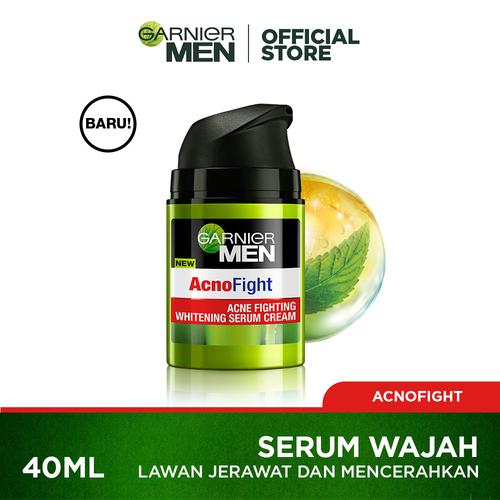 Gambar Garnier Men Acno Fight Acne Fighting Brightening Serum Cream 40ml dari Garnier Men Official Store Tokopedia