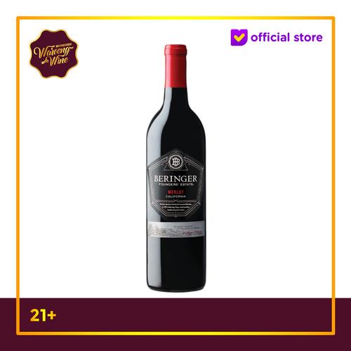 Foto Produk PROMO TERMURAH Red Wine Beringer Founders Estate Merlot dari Waroeng Wine GS