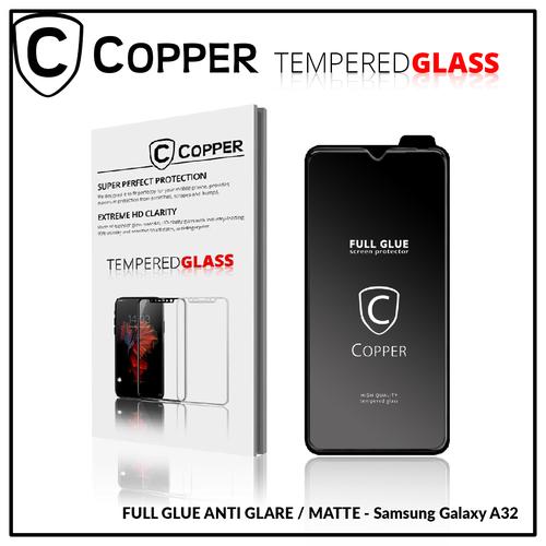 Gambar Samsung A32 - COPPER Tempered Glass Full Glue ANTI GLARE - MATTE dari Copper Indonesia Jakarta Barat Tokopedia