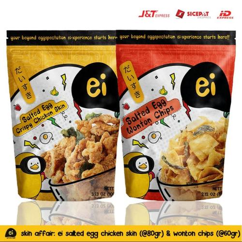 Gambar Ei Salted Egg Skin Affair Wonton dari Ei its Salted Egg Kab. Tangerang Tokopedia
