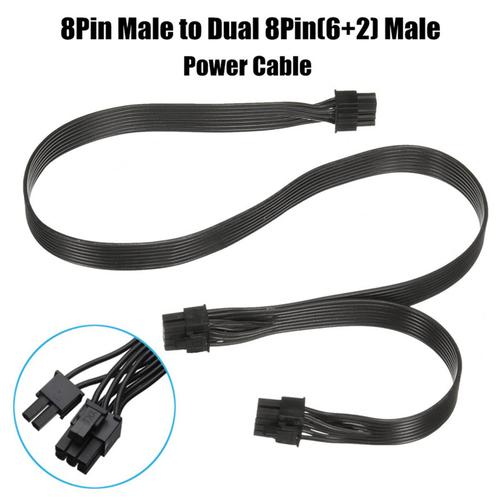 Gambar KABEL MODULAR PCIE 8 PIN TO 8 (6+2) PIN DUAL PREMIUM QUALITY dari Dadod Jakarta Timur Tokopedia