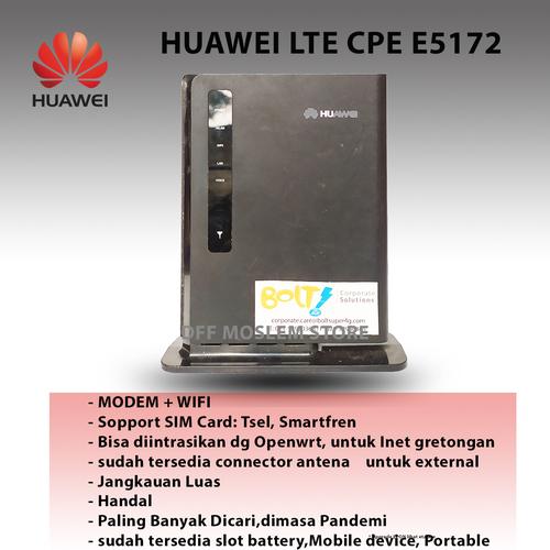 Jual Modem Router WIFI Huawei E5172 CPE LTE UNLOCK 4G Seluler Telkomsel