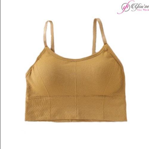 Foto Produk Wimiu Sport Bra BH Sport BH Wanita Pakaian Dalam Wanita B1435 - Brown, One size dari Wimiu Official Store