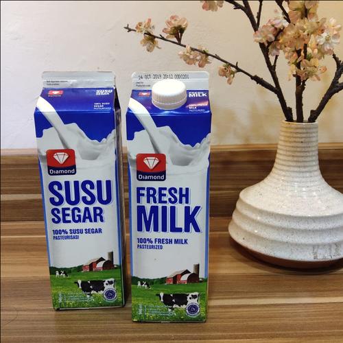 Foto Produk Diamond Susu Segar Fresh Milk Plain 946 ml Pasteurised Pasteurisasi dari Toko Homemade 168