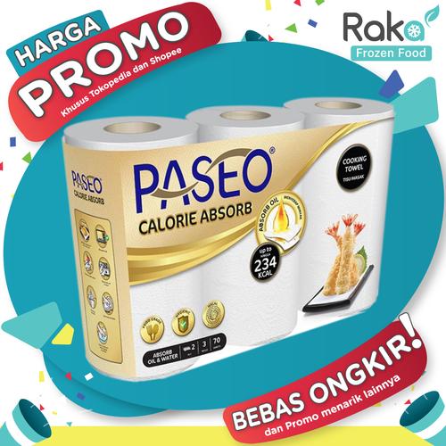 Foto Produk Tisu Tisue Tissue , Paseo Kitchen Towel / Paseo Calorie Absorb 3 roll dari RumahbekuRaka