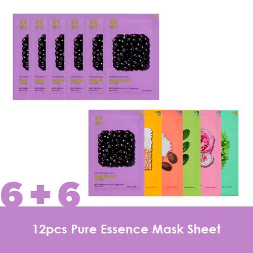 Foto Produk Holika Holika (6+6) Pure Essence Mask Sheet - Acai Berry dari Holika Holika Indonesia