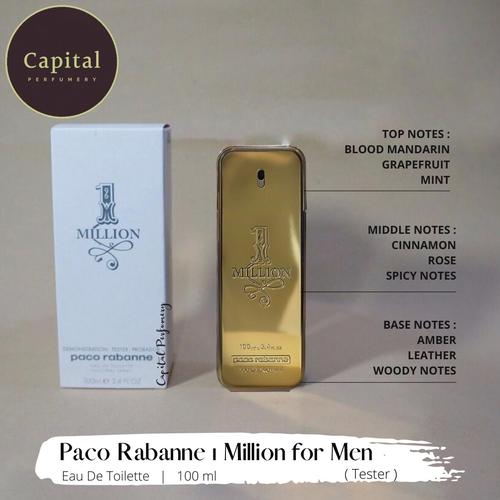 Jual Paco Rabanne 1 Million M Edt 100 ml Tester - Kota Tangerang Selatan -  Capital Perfumery | Tokopedia