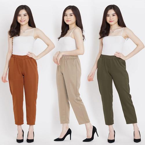 Foto Produk Celana Wanita Big Size Scuba - FREESIZE dari Knapp