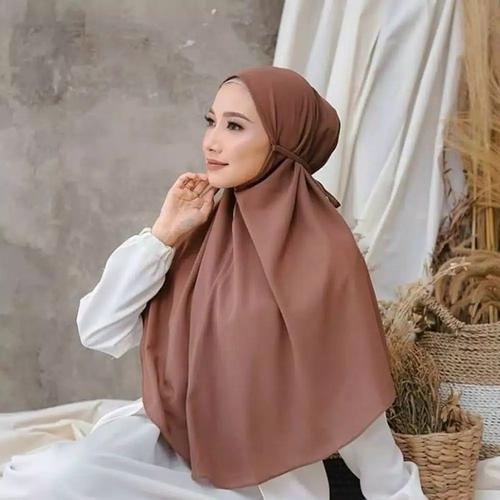 Foto Produk JILBAB BERGO MARYAM DIAMOND ITALIANO HIJAB INSTAN KERUDUNG DEWASA - Mocca dari CV. Persada Hisyam_Hijab