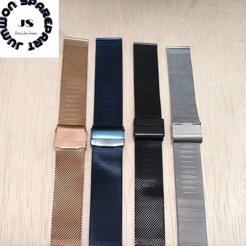 Jual Tali Jam Tangan Rantai Black Mesh 