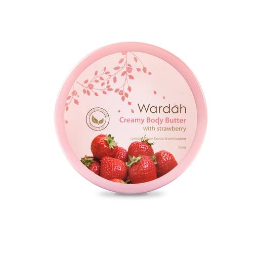 Foto Produk Wardah Creamy Body Butter with Strawberry 50 ml dari Wardah Official