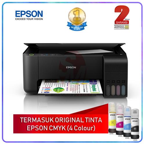 Gambar Epson Printer L3110 Print Scan Copy - Hitam dari SinarMutiara Online undefined Tokopedia