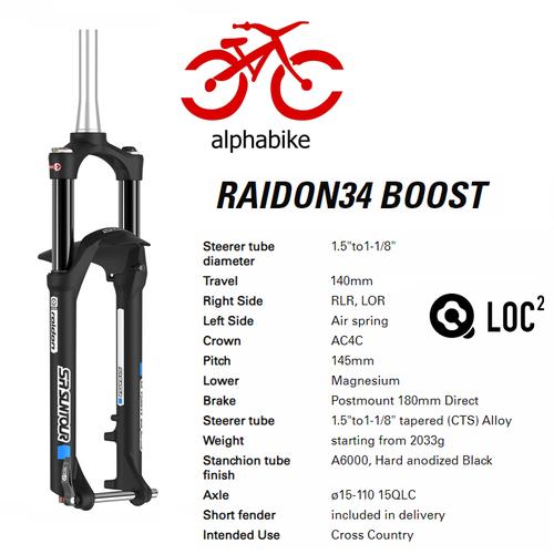 Bike Sr Suntour Raidon 34 Boost Lor Boost Suntour Raidon Rl