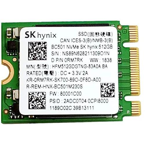 ②-L020-SK hynix NVMe 512GB SSD 4点（Sk Hynix Solidigm P41 Plus 