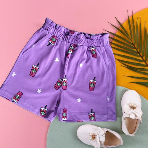 Foto Produk CELANA PENDEK ANAK PEREMPUAN LUCU, HOTPANTS UNGU BARUU !!! - 6 dari uWa_store