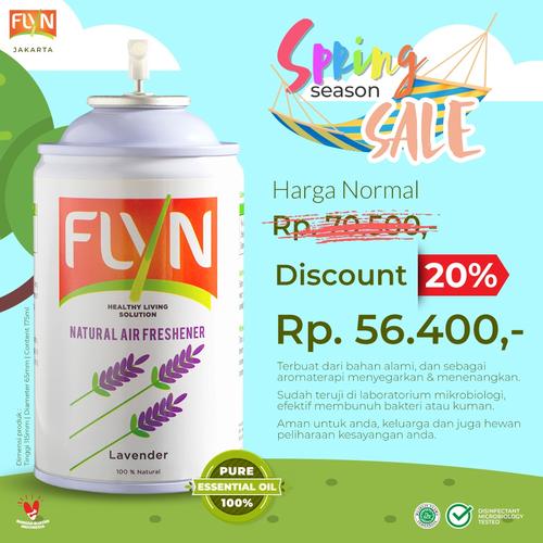 Foto Produk FLYN Automatic Airfreshener Lavender dari RADJA KETJIL
