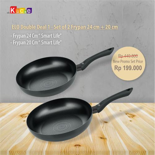 Foto Produk ELO Double Deal 1 - Set of 2 Frypan 24 cm + 20 cm dari Diekuche Fackelmann