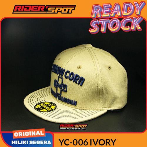 Ivory Snapback Trucker Baseball Cap Hat 
