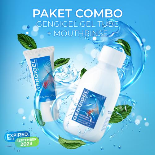 Foto Produk PAKET COMBO Gengigel Gel Tube + Mouthrinse dari Millennium Pharmacon Int