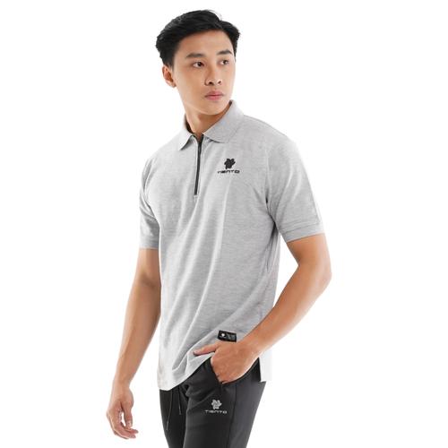 Foto Produk Tiento Polo Shirt True Basic HDC Grey Baju Kaos Kerah Lengan Pendek - L dari TIENTO